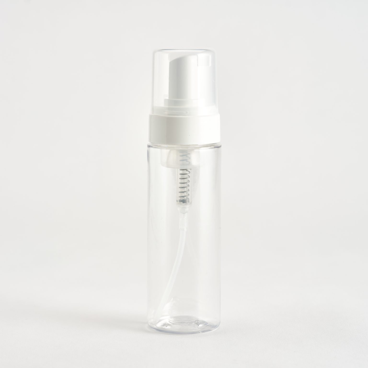 Foaming Pump 42mm with Flat Overcap White Synergy Packaging