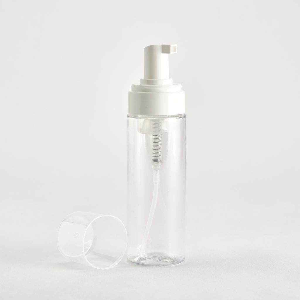 Foaming Pump 42mm with Flat Overcap White Synergy Packaging