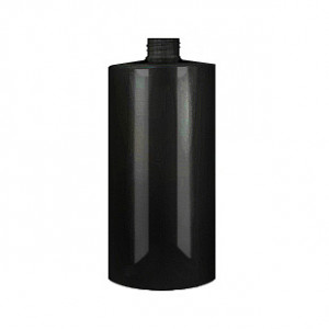 500ml Square Shoulder 28410 - Black Solid (MOQ=4800 Units)