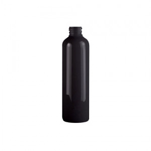 250ml Tall Boston 24410 - Black Solid (MOQ=3024 units)